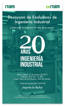 Desayuno por los 20 años de Ingeniería Industrial Desayuno por los 20 años de Ingeniería Industrial
