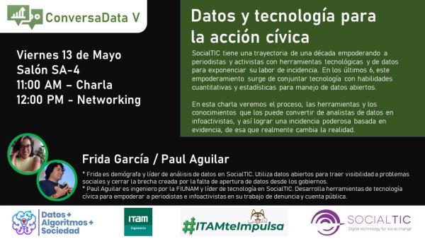 Conversadata V "Datos y Tecnología para la acción Cívica"