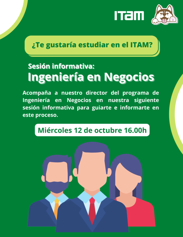 Poster: Ingeniería en Negocios ITAM
